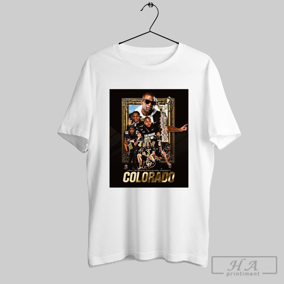 Official 2025 Colorado Buffaloes Football Crisler Walker Seaton Hodge Mckinney Mata Salter And Hawkins Poster T Shirt