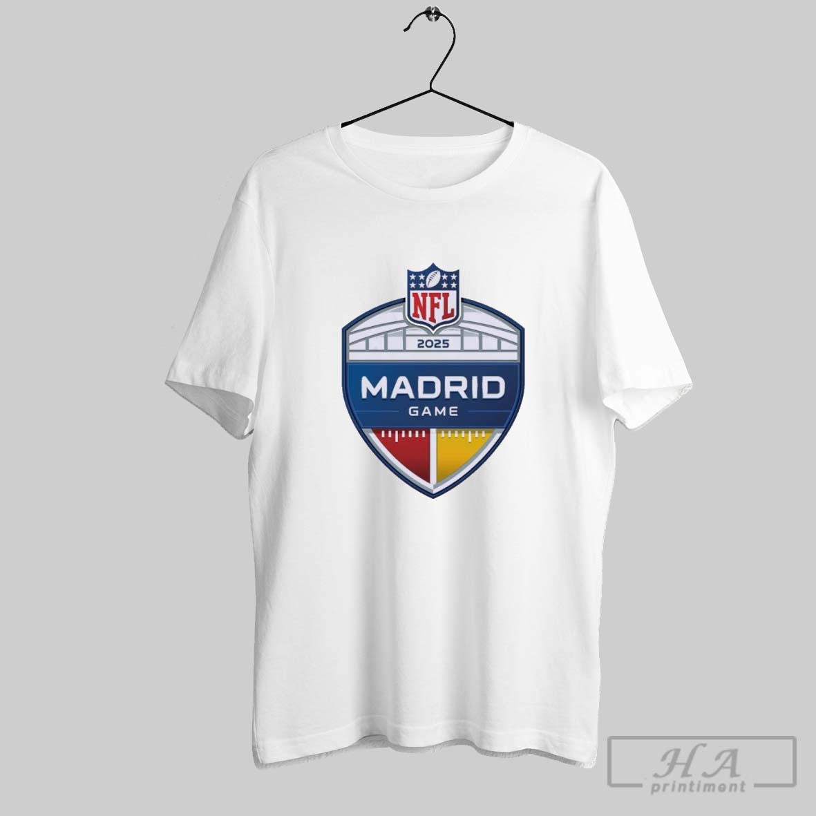 Official 2025 Nfl Madrid Game Logo Shirt