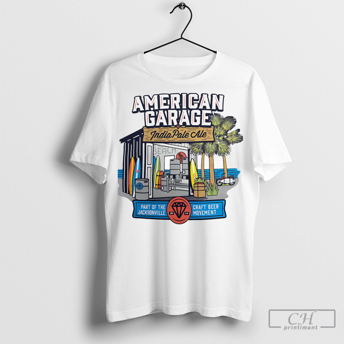 Official American Garage India Pale Ale T Shirt