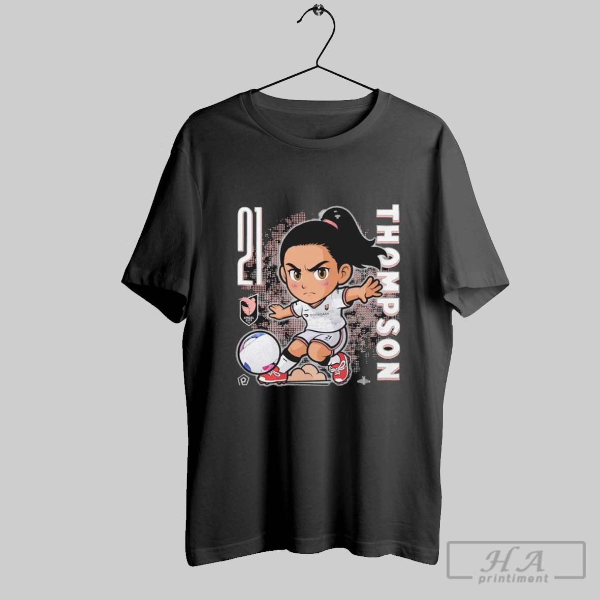 Official Angel City Fc Alyssa Thompson Caricature Shirt