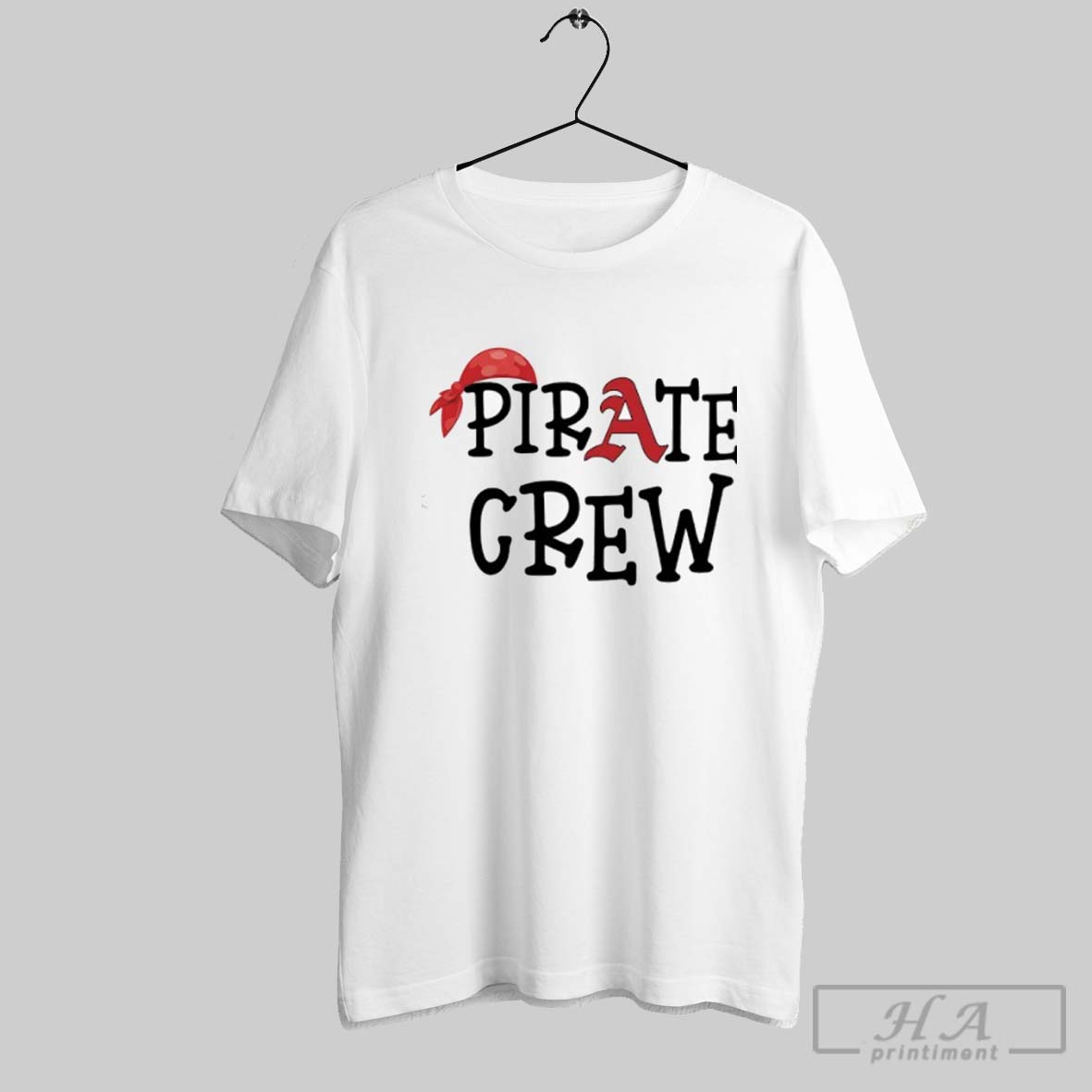 Official Appling County Pirates Crew Logo Tee Shirt