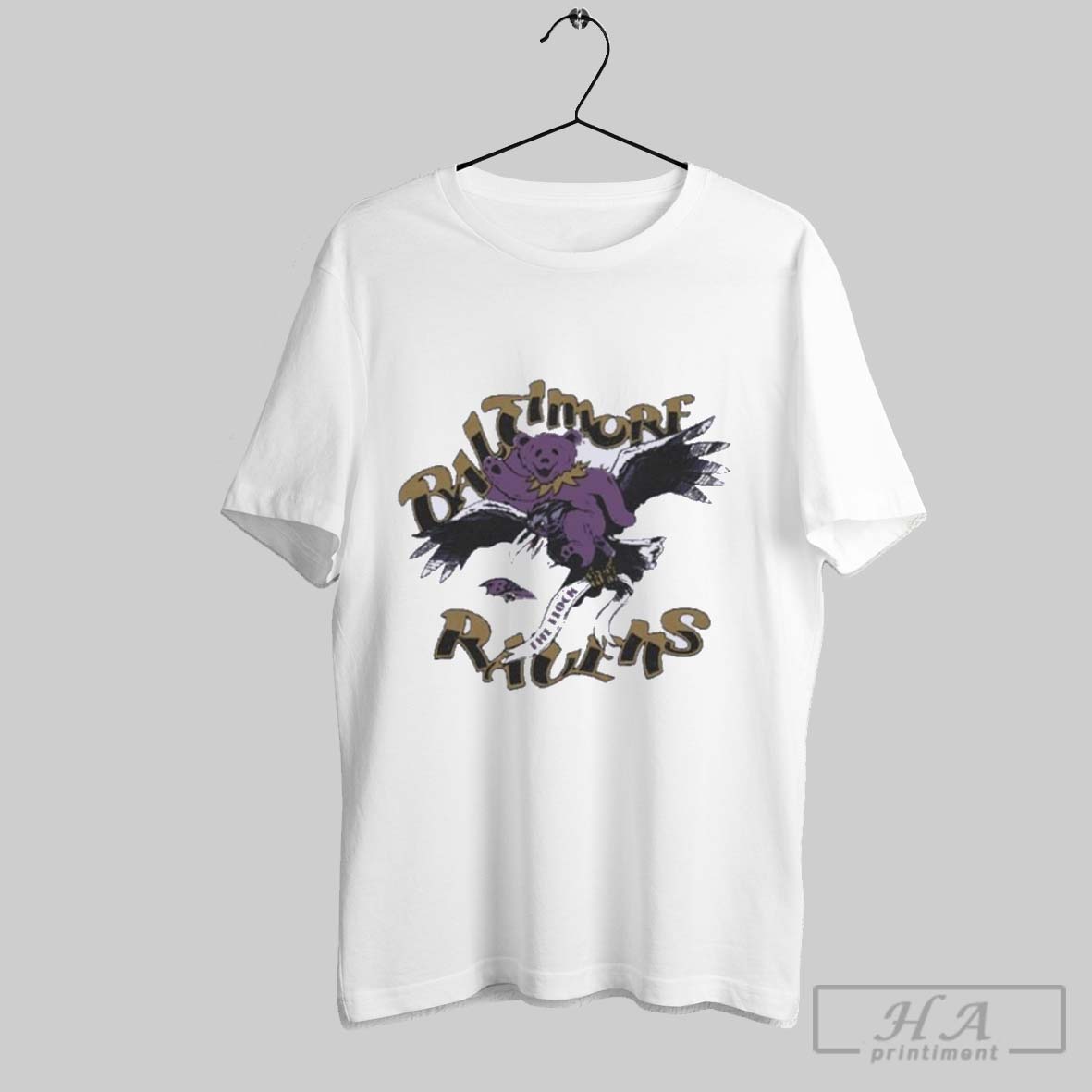 Official Baltimore Ravens Nfl X Grateful Dead T Shirt