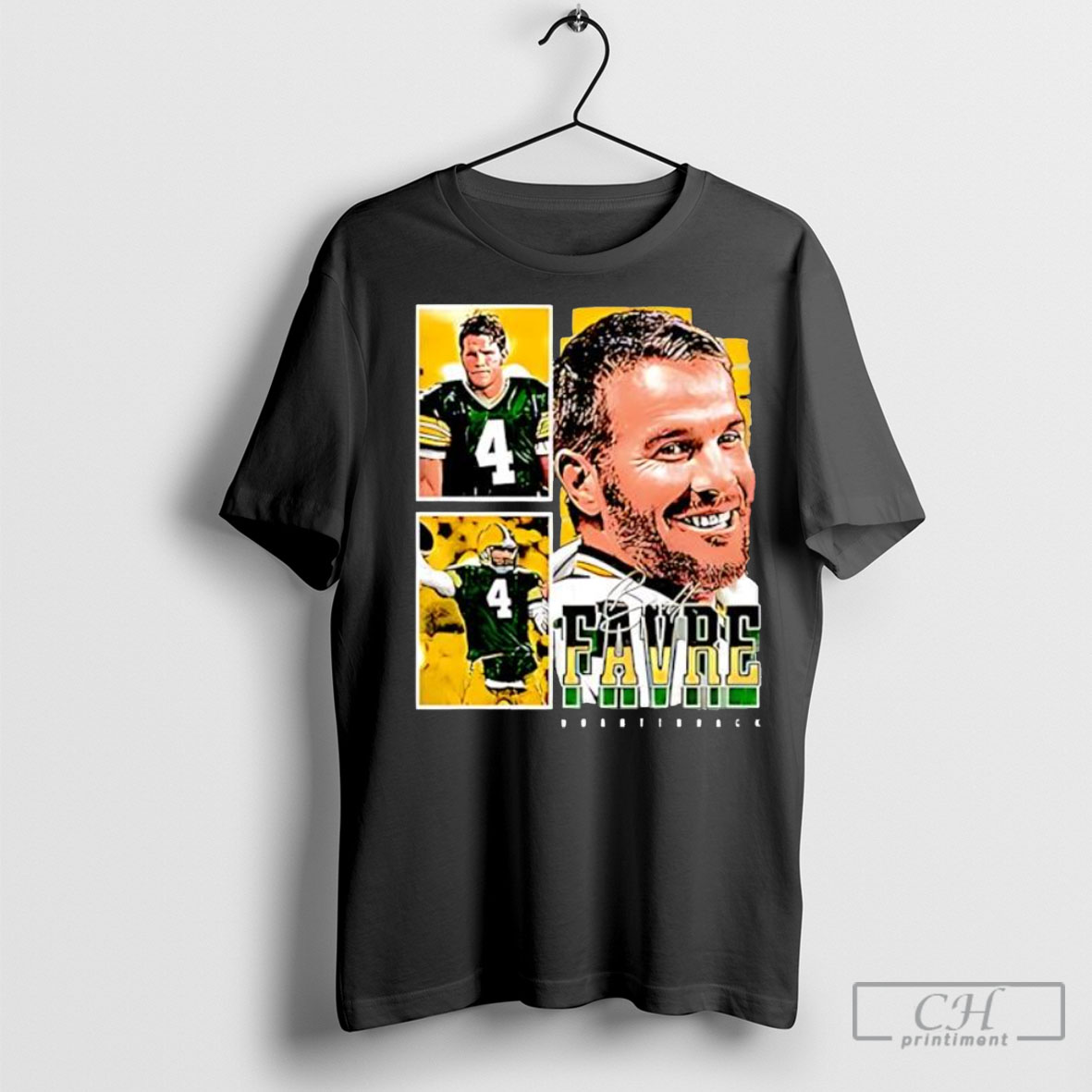 Official Brett Favre Green Bay Packers Graphic Sweater Shirt