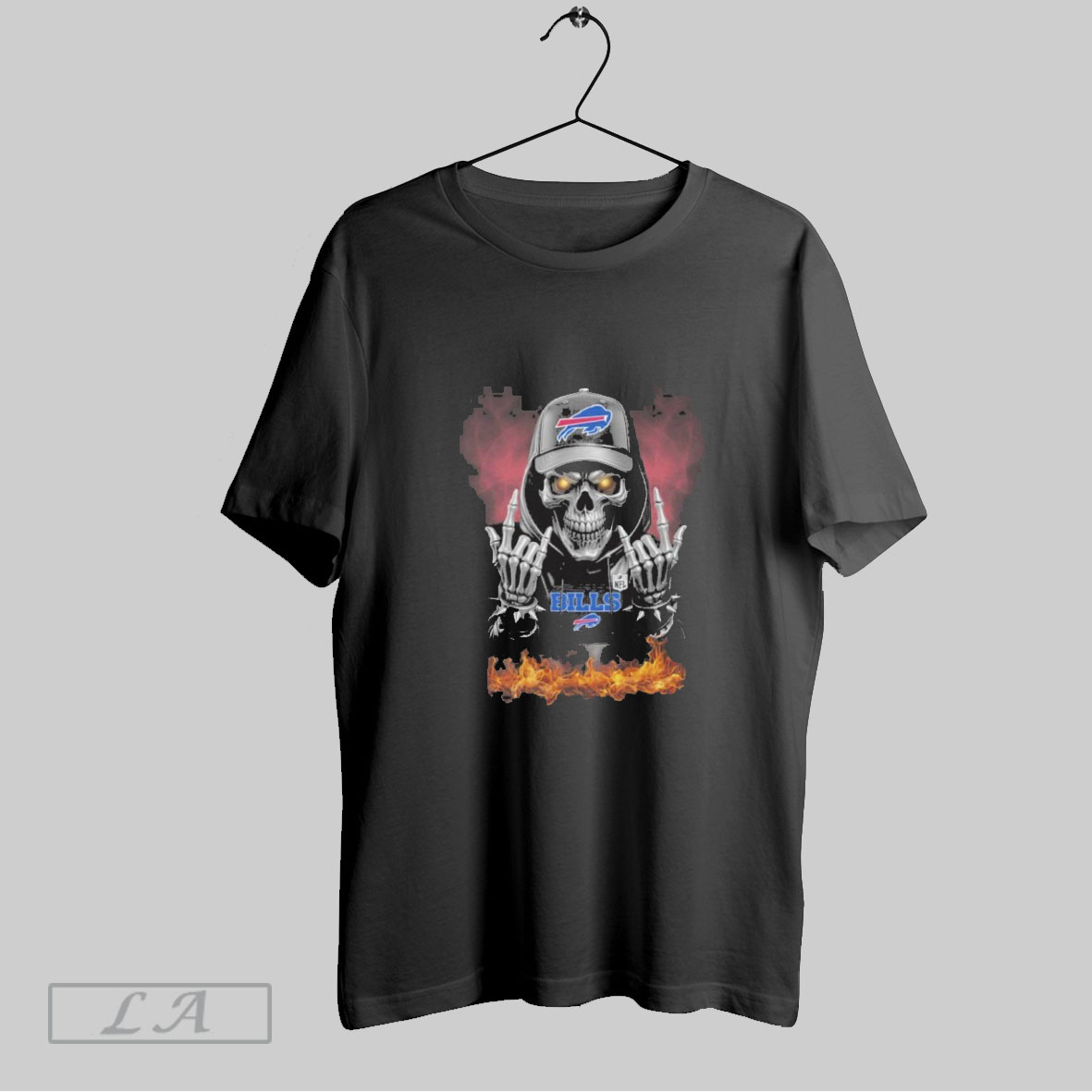 Official Buffalo Bills Skull Hand Fire Shirt Sweatshirt