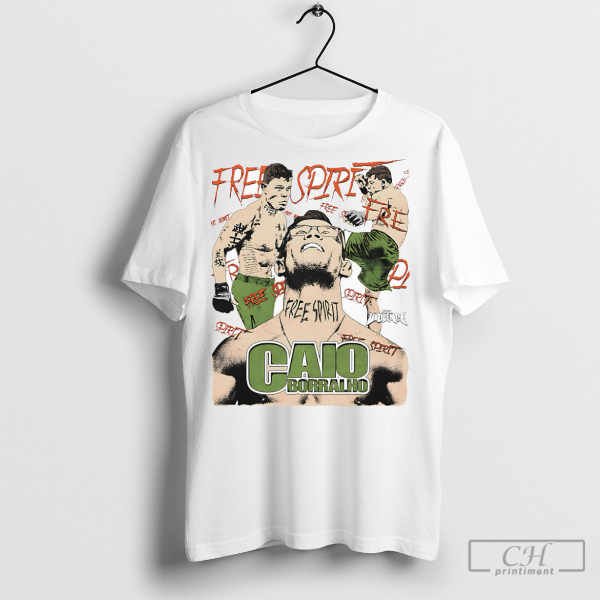 Official Caio Borralho Free Spirit T Shirt