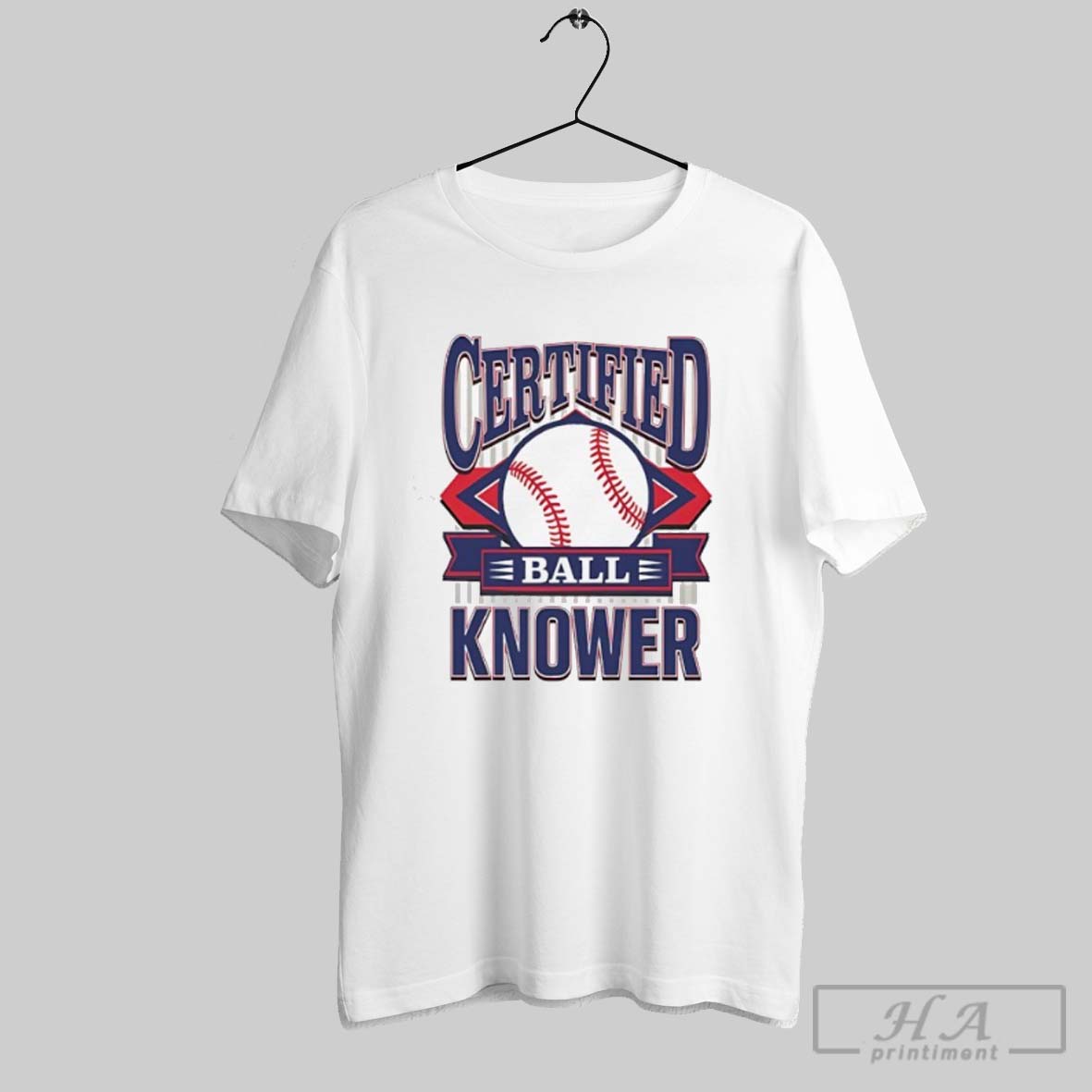 Official Certified Ball Knower Baseball Tee Shirt