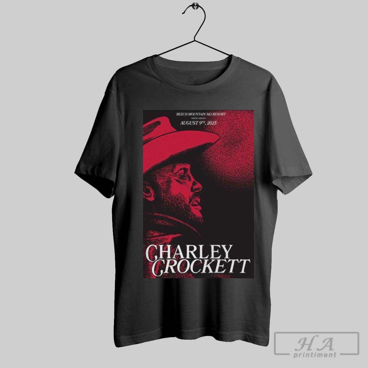 Official Charley Crockett Beech Mountain On Aug 9 2025 Tour Poster Shirt
