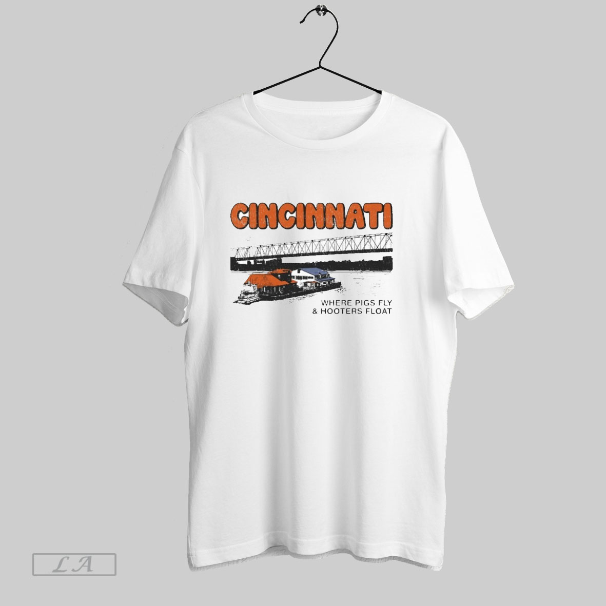 Official Cincinnati Where Pigs Fly And Hooters Float Shirt Sweatshirt