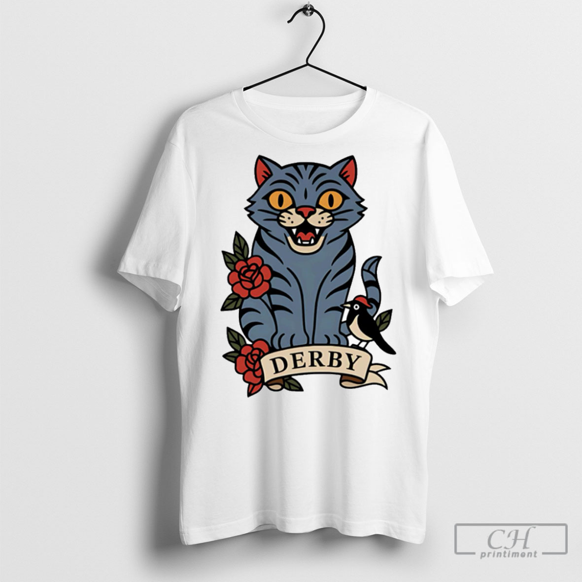 Official Derby The Tiger Tattoo T Shirt