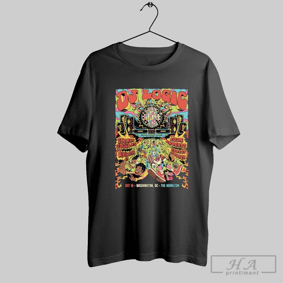 Official Dj Logic And Friends Washington October 16 2025 Shirt