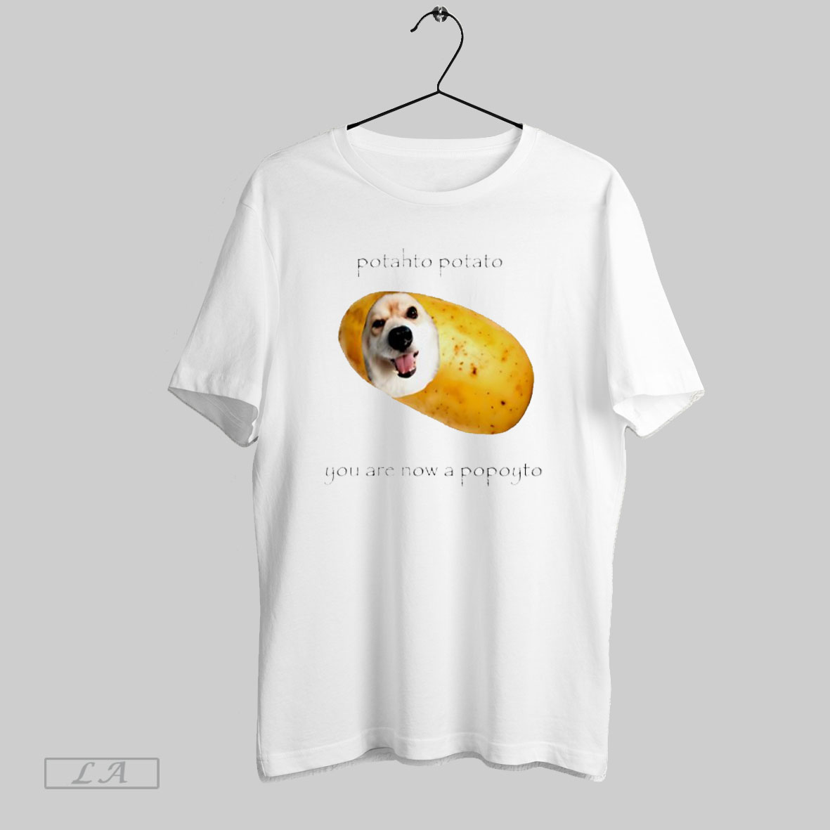 Official Dog Potahto Potato You Are Now A Popoyto Shirt