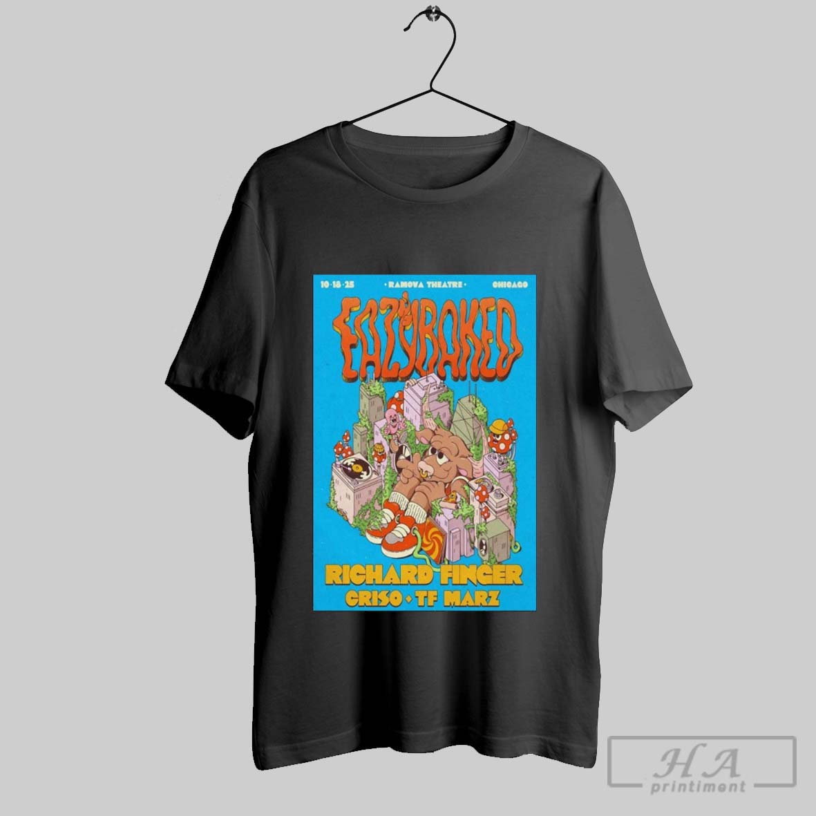 Official Eazy Baked October 18 2025 Ramova Theatre In Chicago Il Poster Shirt