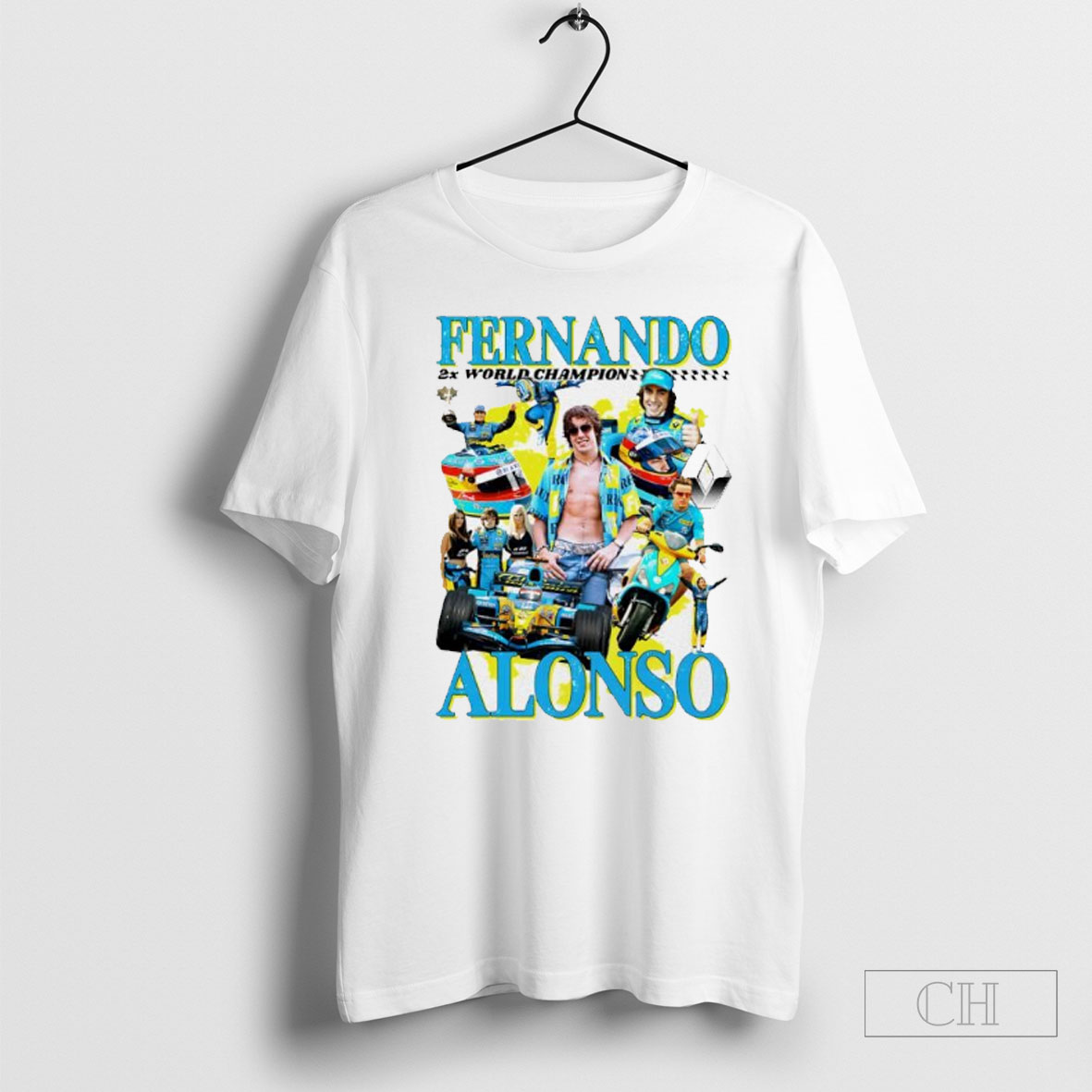 Official Fernando Alonso 2x World Champion Shirt