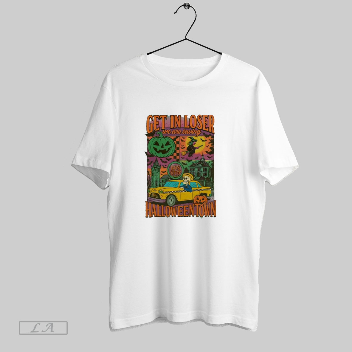 Official Get In Loser We Are Saving Halloweentown Character Comic Shirt