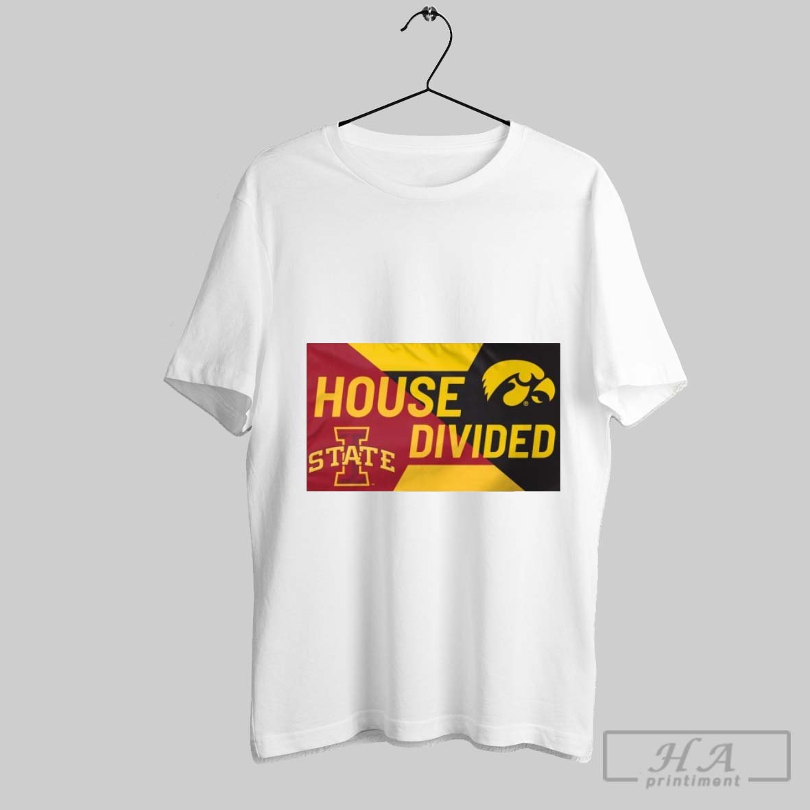 Official House Divided Iowa State Cyclones Vs Iowa Hawkeyes 2025 Shirt Tee Shirt