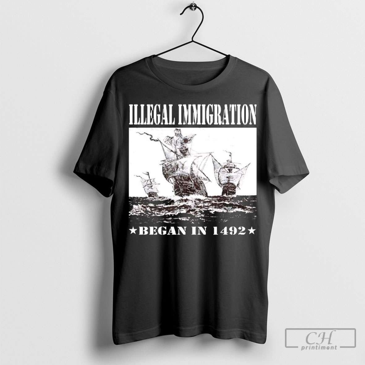 Official Illegal Immigration Began In 1492 Sweater Tee Shirt