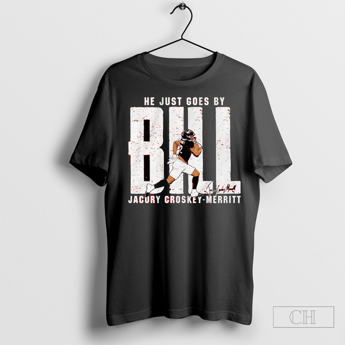 Official Jacory Croskey Merritt Bill Tee Sweatshirt Tee Shirt