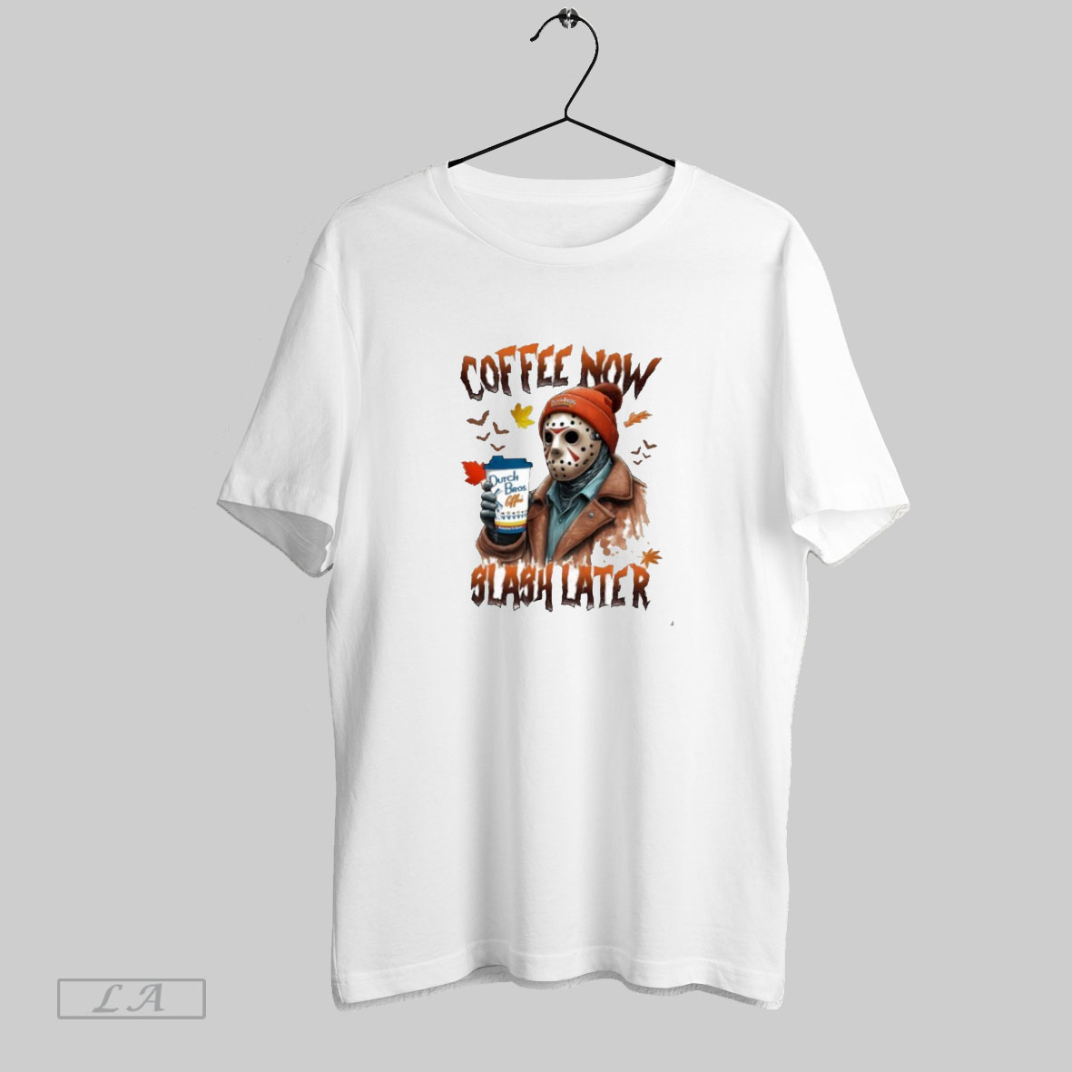Official Jason Voorhees Coffee Now Slash Later Halloween Shirt