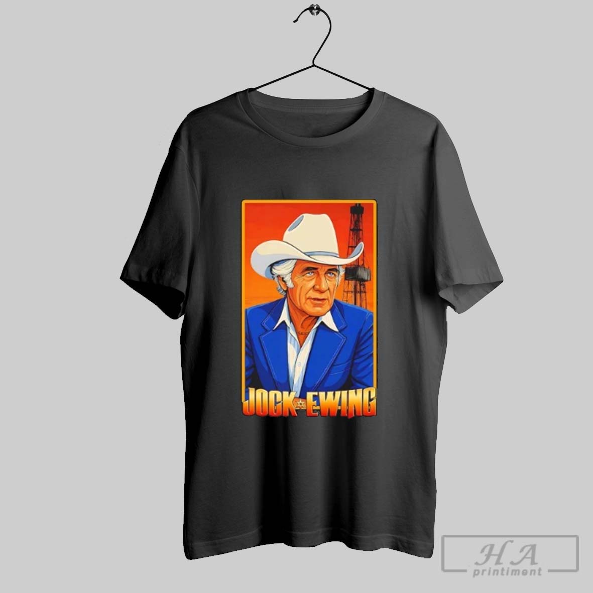 Official Jock Ewing Dallas Portrait Shirt