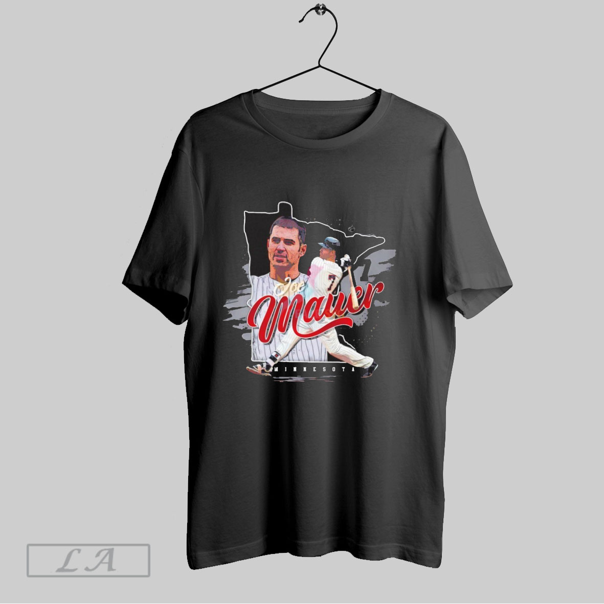 Official Joe Mauer Minnesota Twins State Silhouette Vintage Baseball Shirt