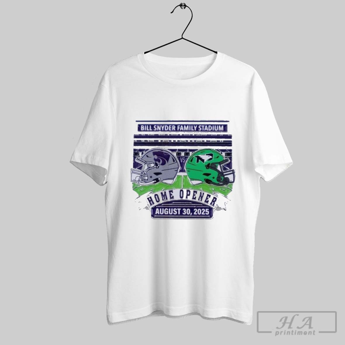 Official K State Wildcats Vs North Dakota Fighting Hawks 2025 Game Day Home Opener Shirt