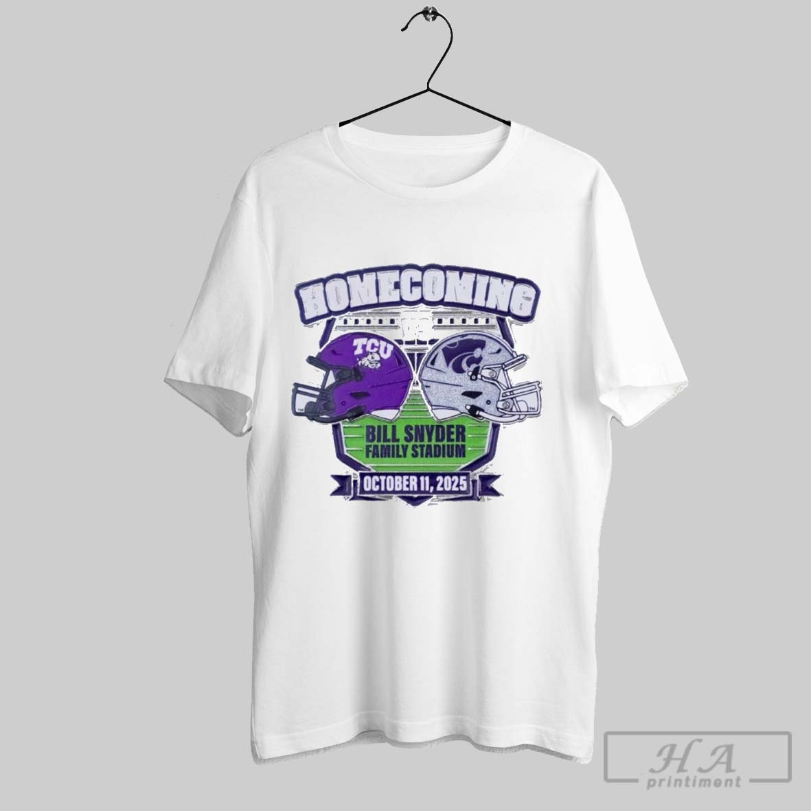 Official K State Wildcats Vs Tcu Horned Frogs 2025 Game Day Homecoming Shirt