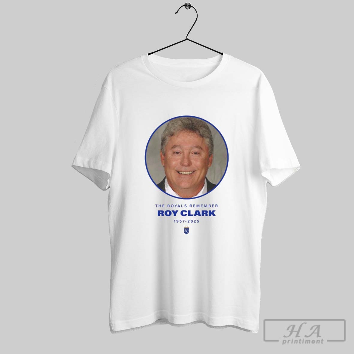 Official Kansas City Royals Remember And Mourn The Passing Of Royals Scout Roy Clark 1957 2025 T Shirt Hoodie Sweater Long Sleeve And Tank Top
