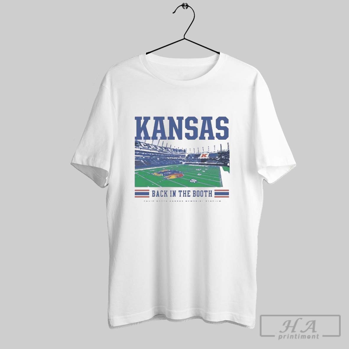 Official Kansas Jayhawks Back In The Booth Stadium Shirt