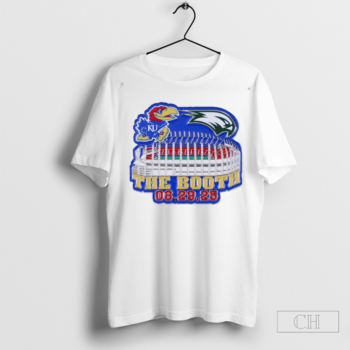 Official Kansas Jayhawks Vs Wagner Seahawks 2025 Game Day The Booth Shirt Hoodie Sweater