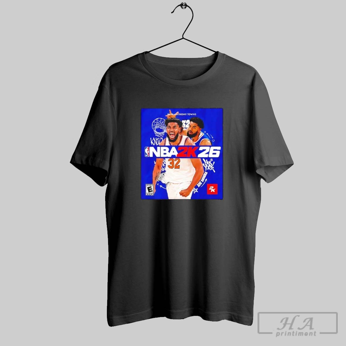Official Karl Anthony Towns Nba 2026 New York Knicks Tee Shirt