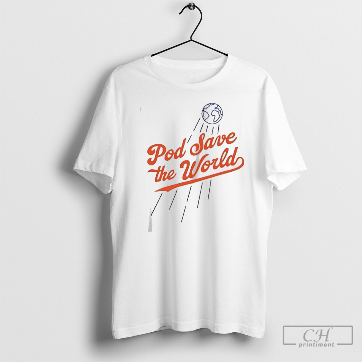 Official La Dodgers Pod Save The World Sweater Tee Shirt