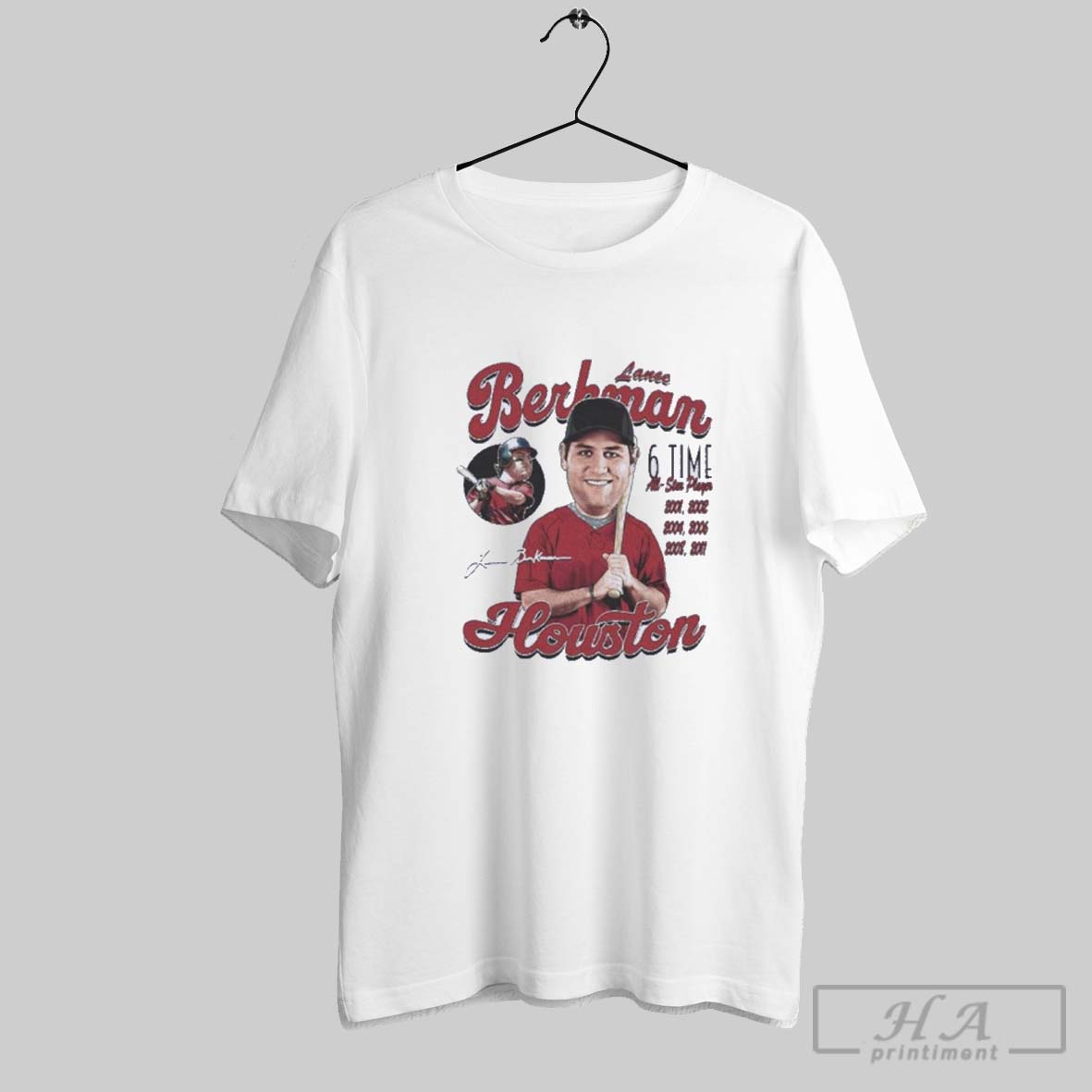 Official Lance Berkman Houston Astros Comic 6 Time All Star Player Shirt Hoodie Sweater Long Sleeve And Tank Top
