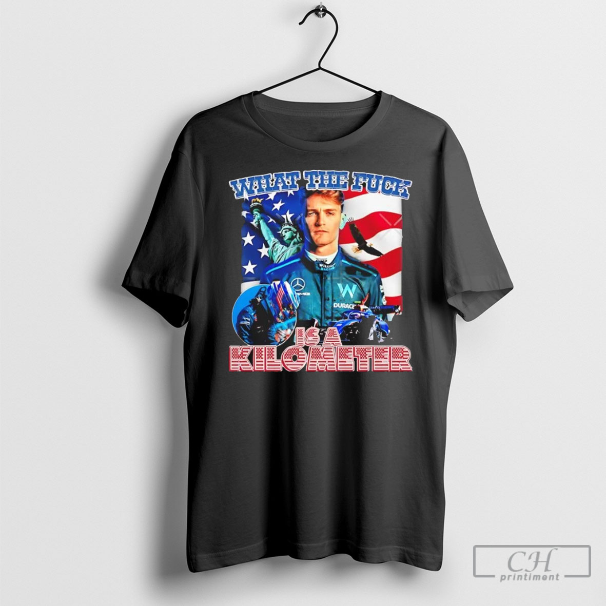Official Logan Sargeant What The Fuck Is A Kilometer Sweater Tee Shirt