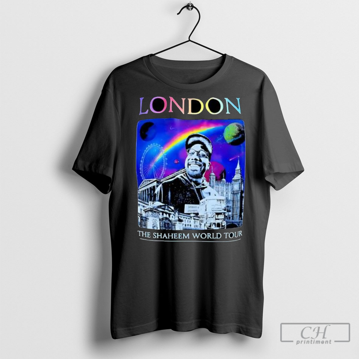 Official London The Shaheem World Tour Coldplay Wembley T Shirt