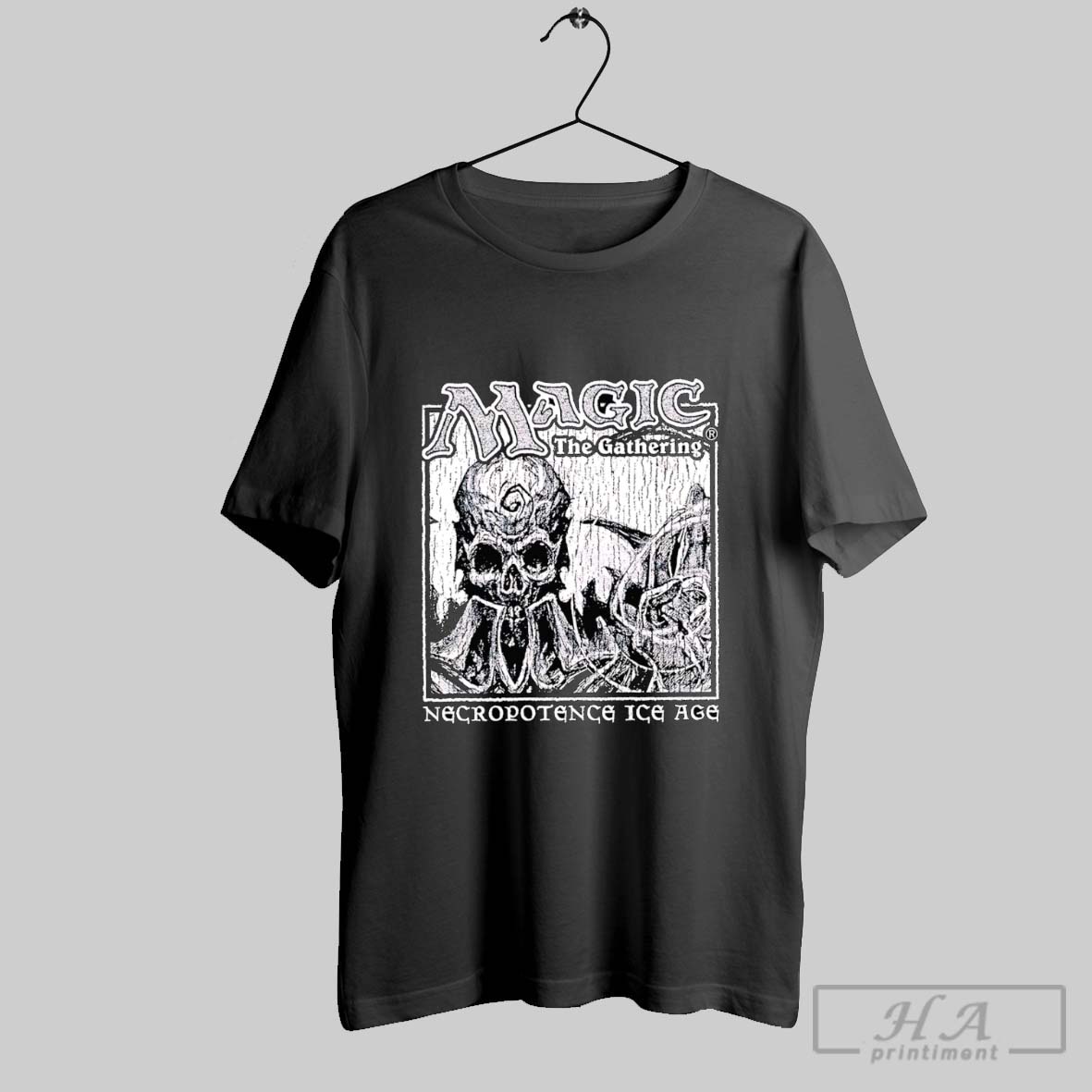 Official Magic The Gathering Necropotence Ice Age Tee Shirt