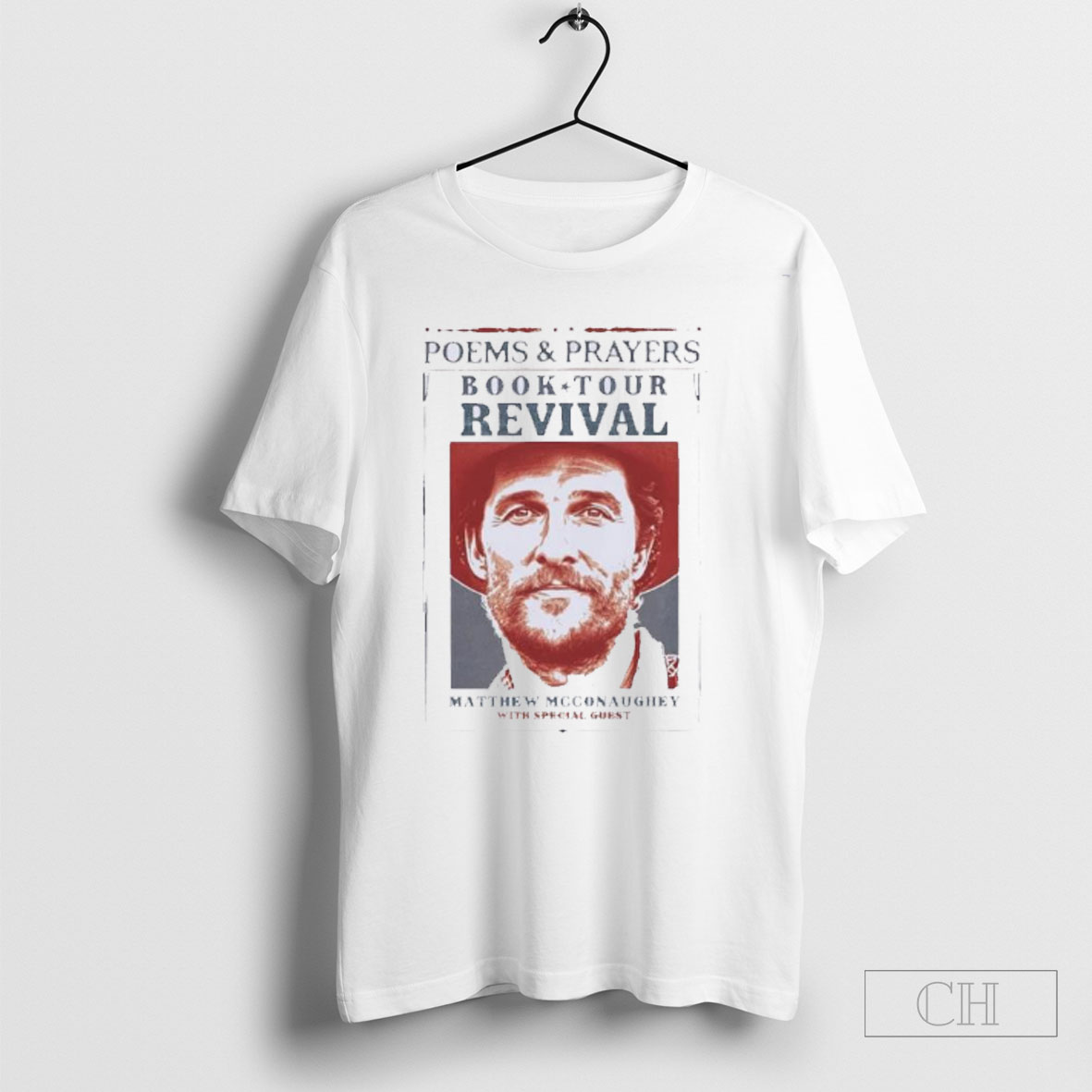 Official Matthew Mcconaughey Poems And Prayers Book Tour Revival 2025 Shirt Hoodie Sweater