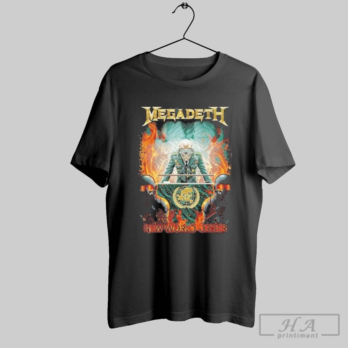 Official Megadeth New World Order 2025 Shirt