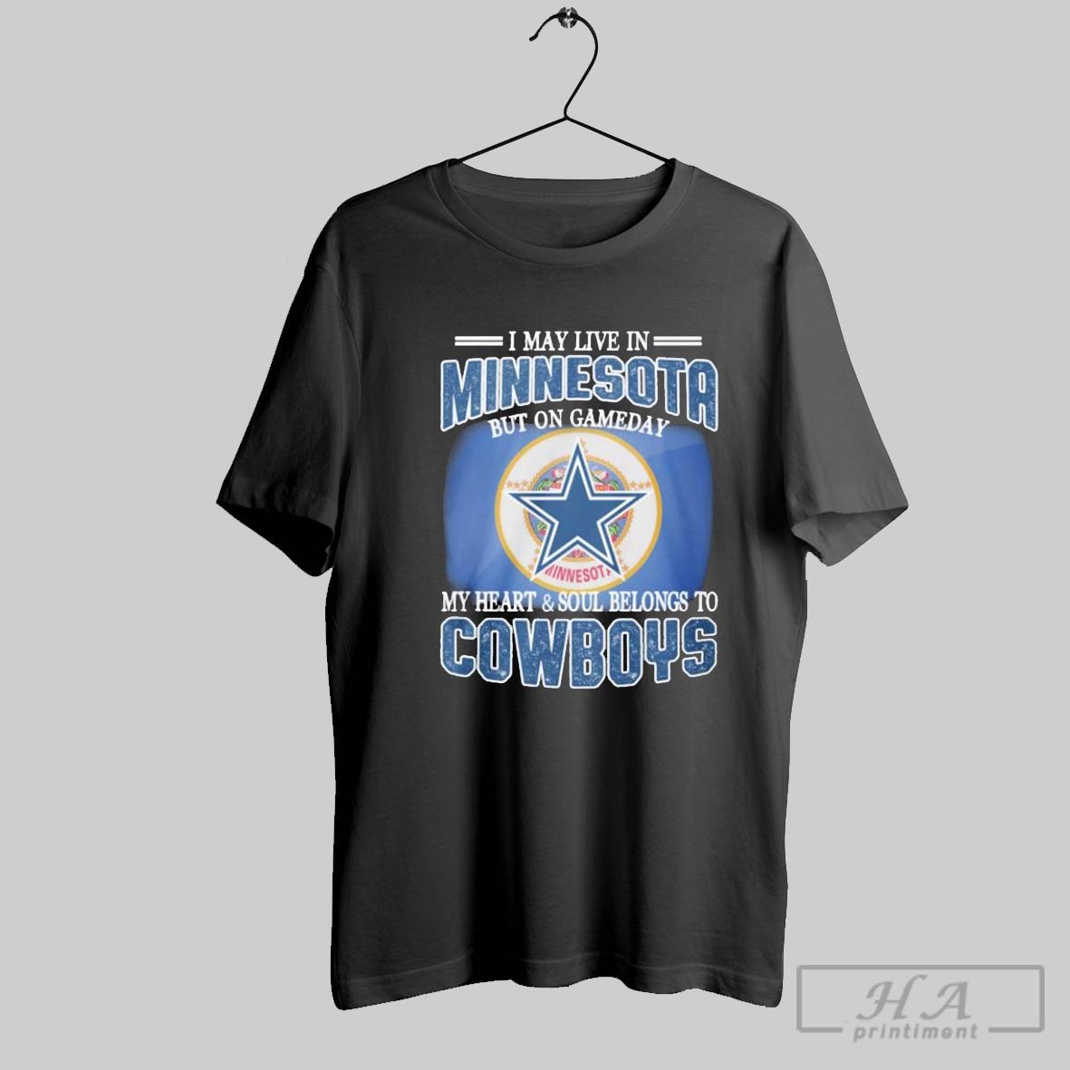 Official Minnesota Cowboys Fans Gameday My Heart And Soul Tee Shirt