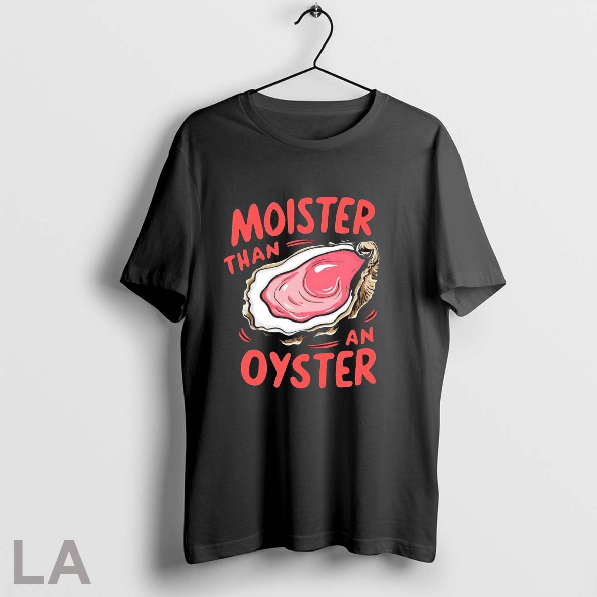 Official Moister Than An Oyster Retro Funny Graphic Shirt
