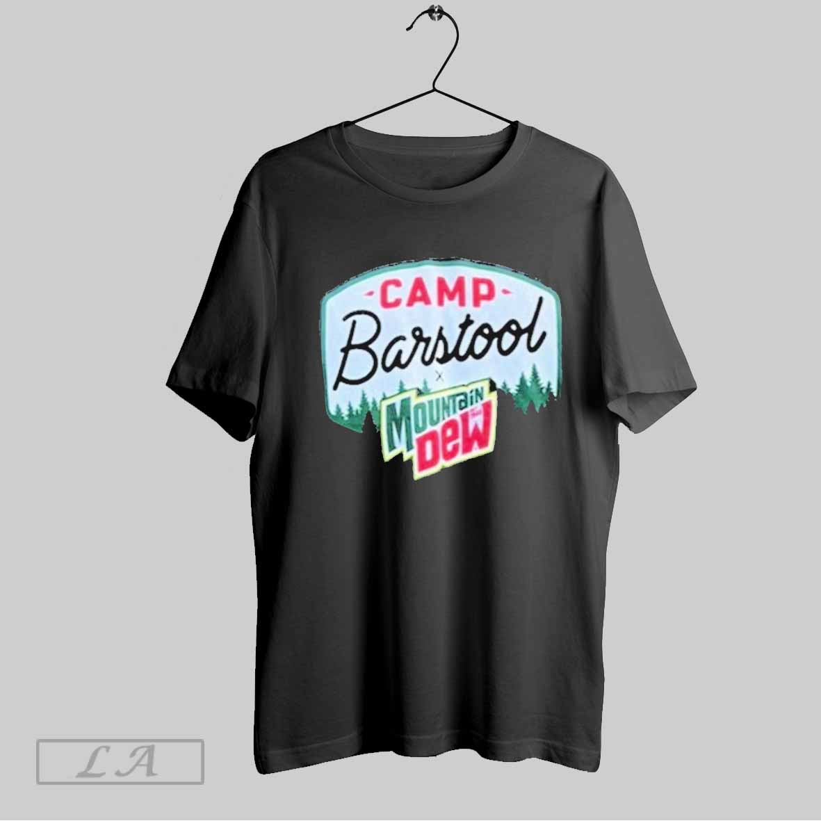 Official Mountain Dew Camp Barstool T Shirtsshirts
