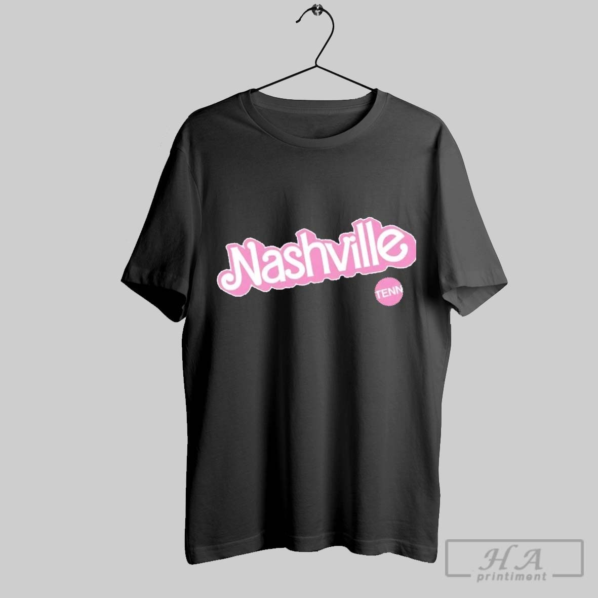 Official Nashville Tennessee Barbie Doll Style Tee Shirt