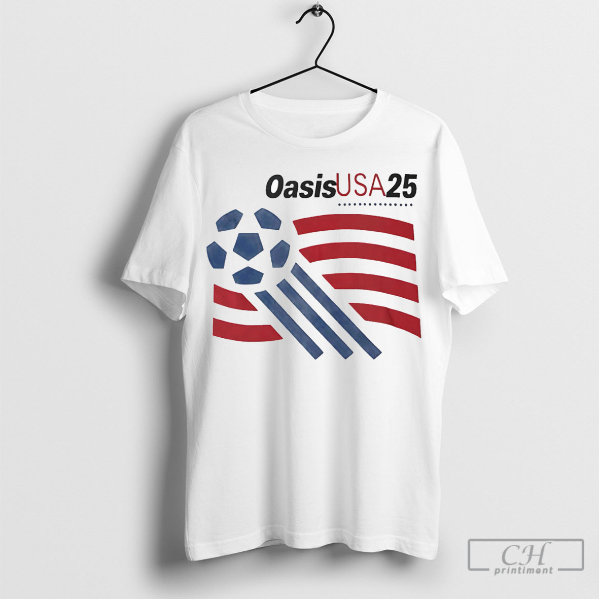 Official Oasis Usa 25 Soccer T Shirt