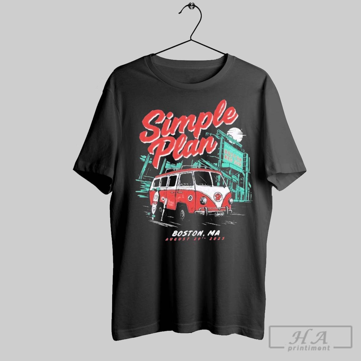 Official Official Simple Plan Concert Fenway Park At Boston Ma August 29 2025 Tee Shirt