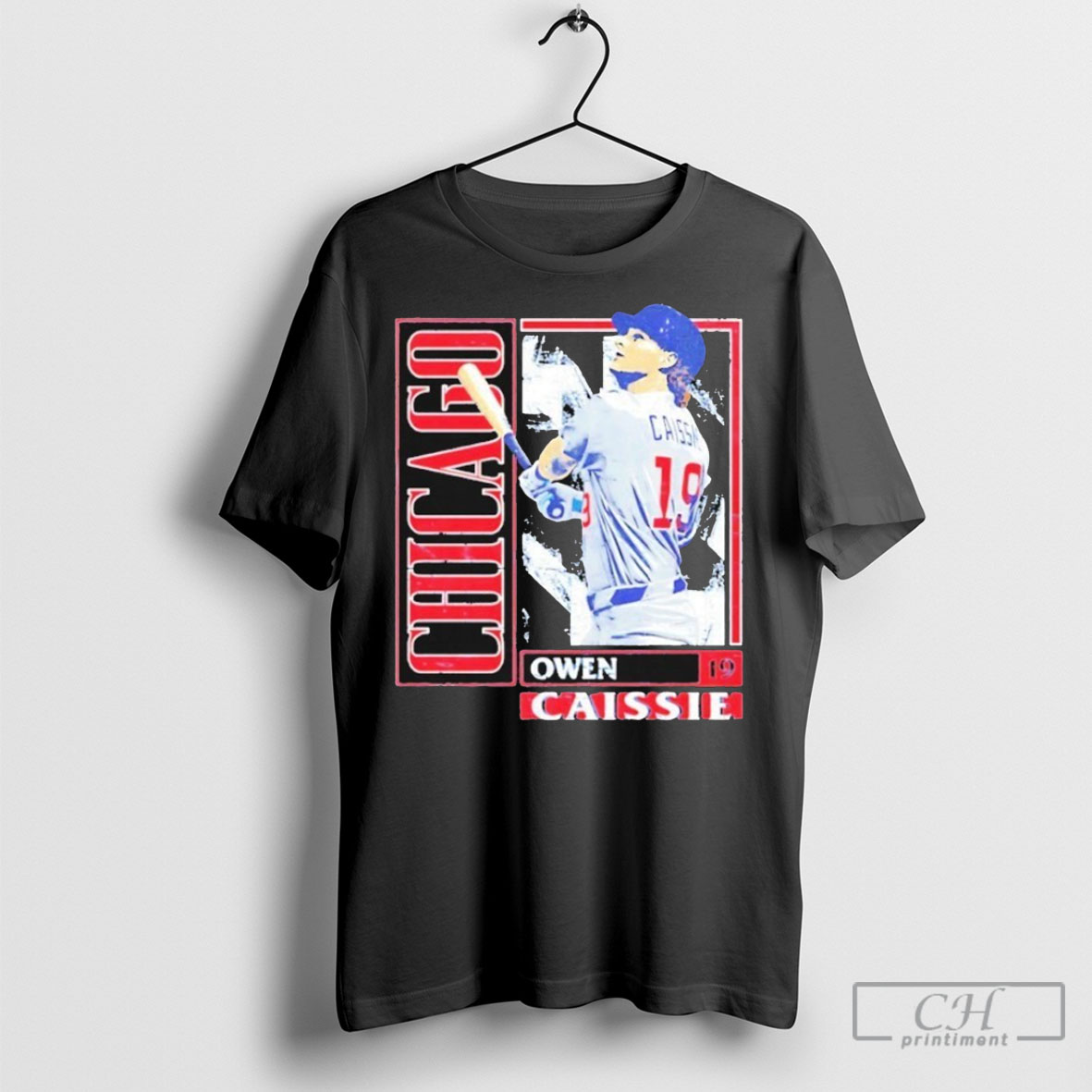 Official Owen Caissie Chicago Cubs Card Sweater Shirt