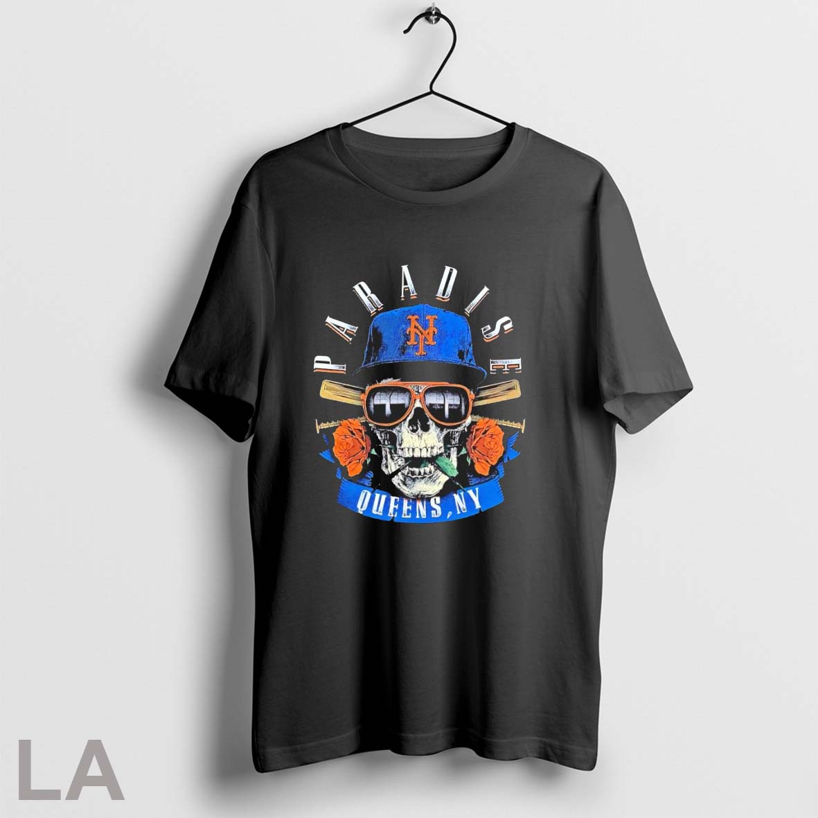 Official Paradise Queens Skull New York Mets Shirt