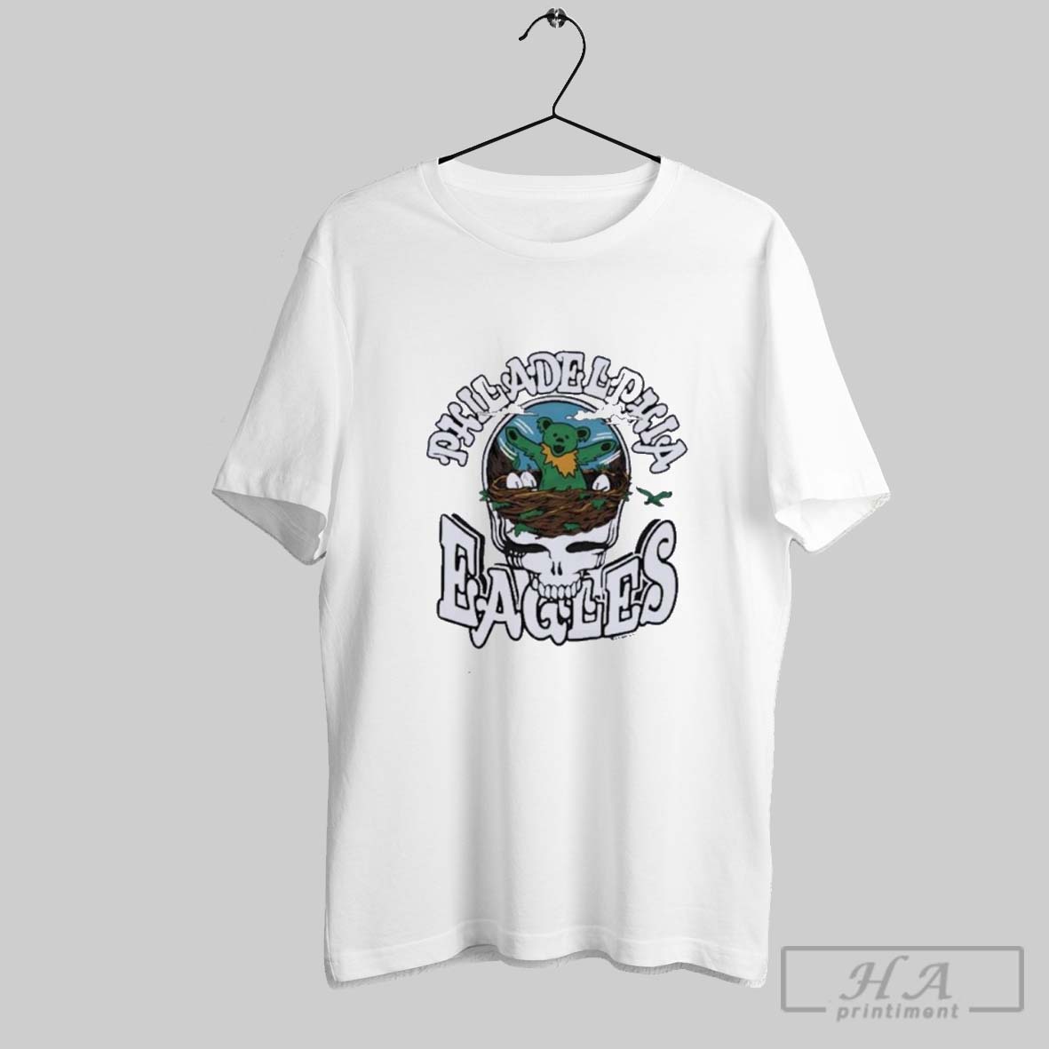 Official Philadelphia Eagles Nfl X Grateful Dead T Shirt
