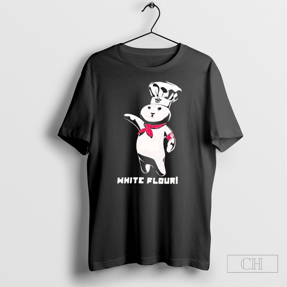 Official Pillsbury Doughboy White Flour Sweater Tee Shirt