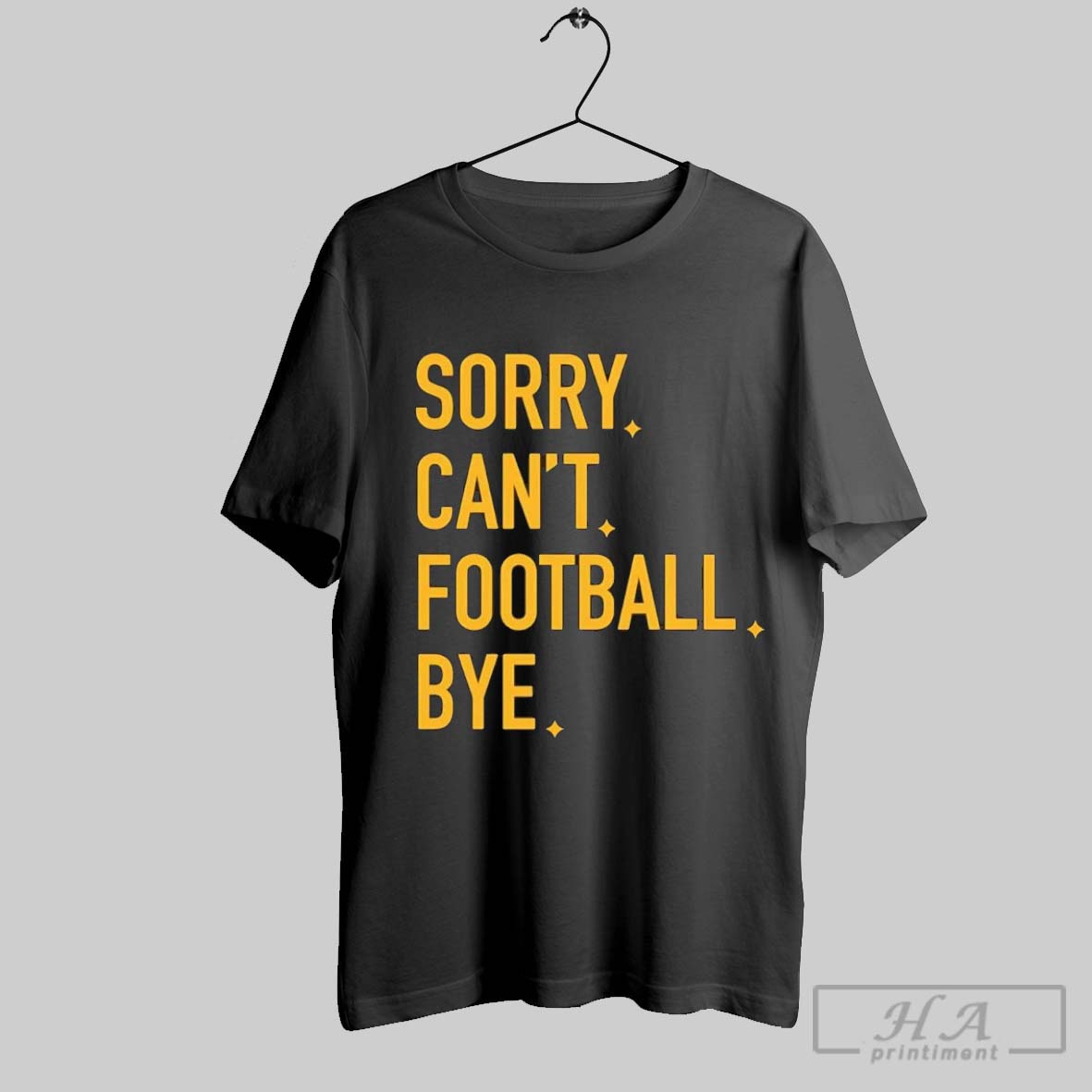 Official Pittsburgh Steelers Sorry Cant Football Bye Tee Shirt