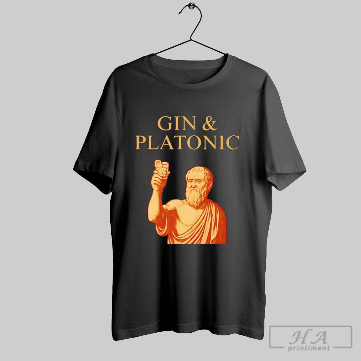 Official Plato Gin And Platonic Tee Shirt