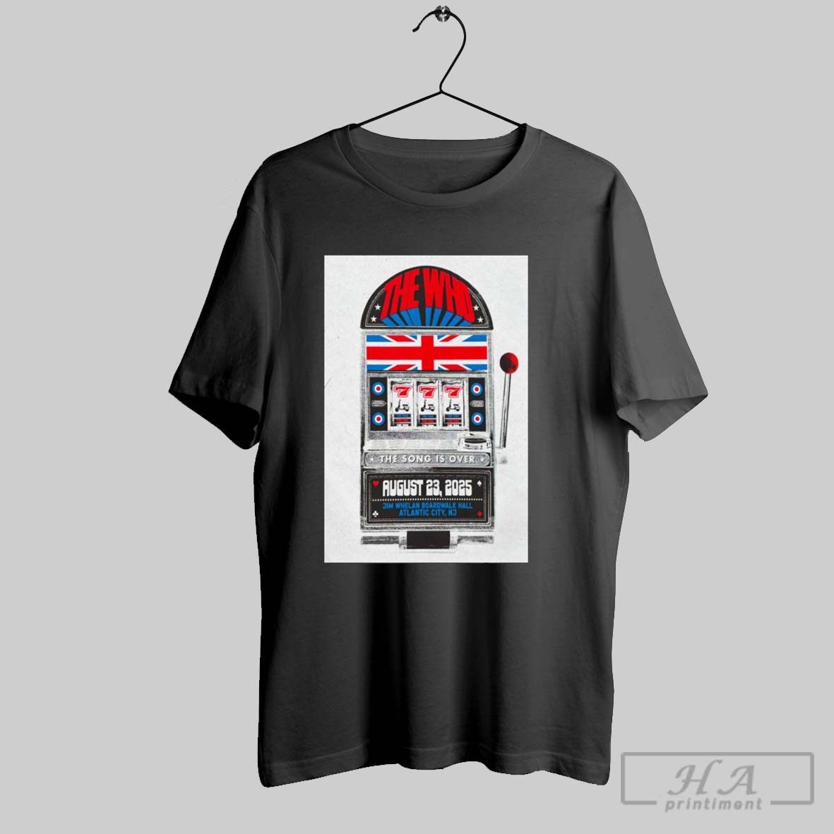 Official Poster The Who The Song Is Over August 23 2025 Boardwalk Hall In Atlantic City Nj T Shirt Hoodie Sweater Long Sleeve And Tank Top